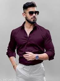 StyleNest - Red Shirt Formal